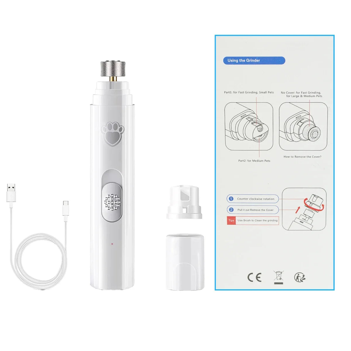 Painless Pet Nail Grinder